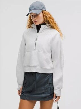 Lululemon Scuba Half-Zip Gray Pullover Sweatshirt